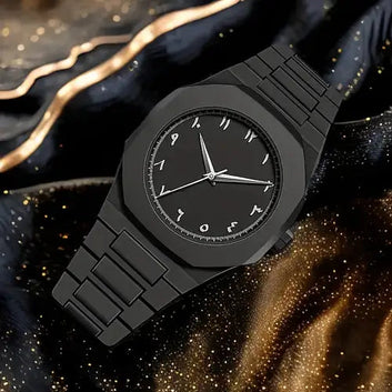 Matte Link Arabic dial watch